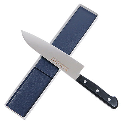 TAKAYUKI S/Sモリブデン鋼 PC柄カラー黒 三徳 18cm