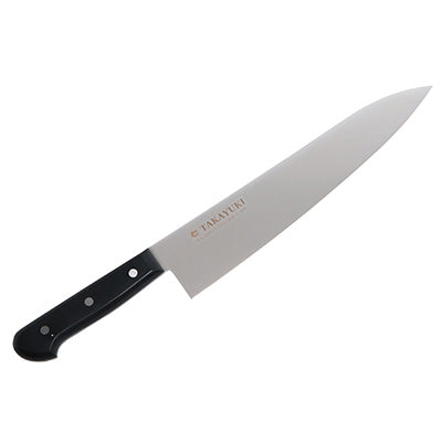 TAKAYUKI S/Sモリブデン鋼 PC柄カラー黒 牛刀 27cm