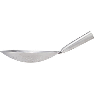 18-0ステンレス製 シャーレン鍋(ステンパンチング)　日本製 すくう