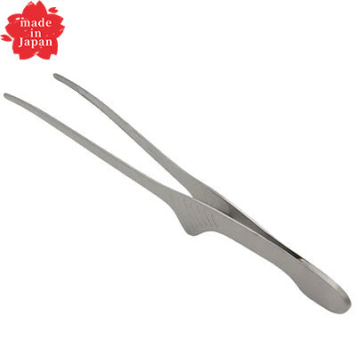 ステンレス製 クレバートング 大 31.5cm（オールサテン仕上げ）取り分け 盛り付け　日本製