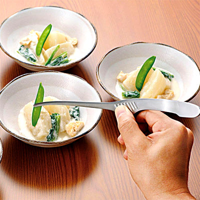 ステンレス製 クレバートング 大 31.5cm（オールサテン仕上げ）取り分け 盛り付け　日本製