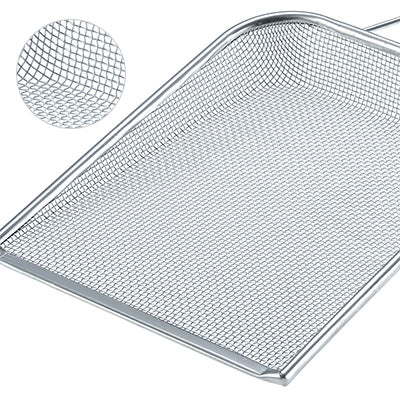 ステンレス製  プロ角型 フライヤー スリースノー 10メッシュ 揚げ物　日本製