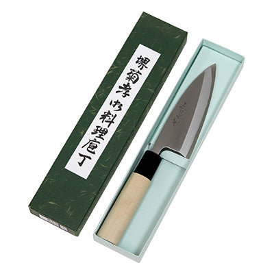 堺菊孝 霞研 改良出刃 12cm