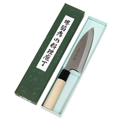 堺菊孝 霞研 改良出刃 13.5cm