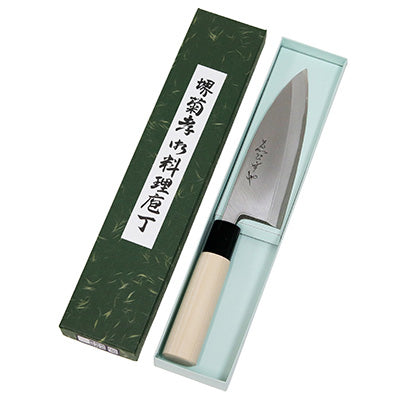 堺菊孝 霞研 改良出刃 15cm