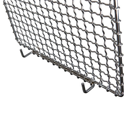 焼アミ シングルハンドル合わせ  クロームメッキ 30cm×30cm 両面焼き 挟み焼き