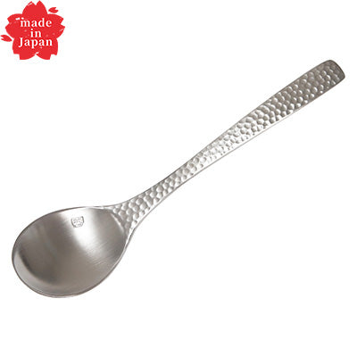 ステンレス製 ティー スプーン 13.4cm  匠 XM-7 槌目　日本製