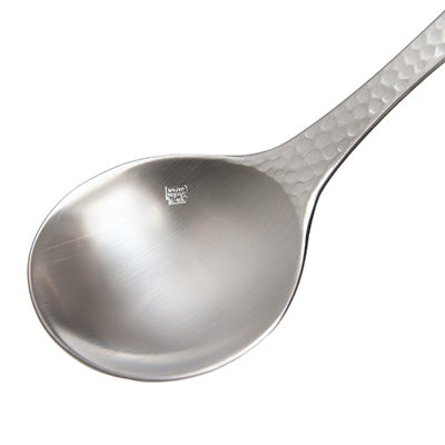 ステンレス製 ブイヨン スプーン 15cm  匠 XM-7 槌目　日本製