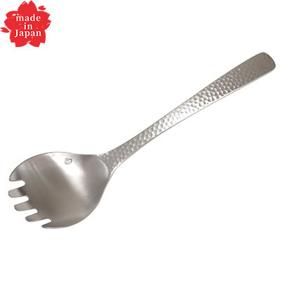 ステンレス製 サービス フォーク 20.8cm  匠 XM-7 槌目　日本製