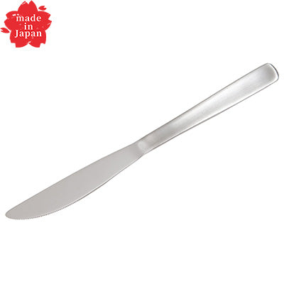 ステンレス製 デザートナイフ 20.5cm  ライラック LILAC 共柄 鋸刃　日本製
