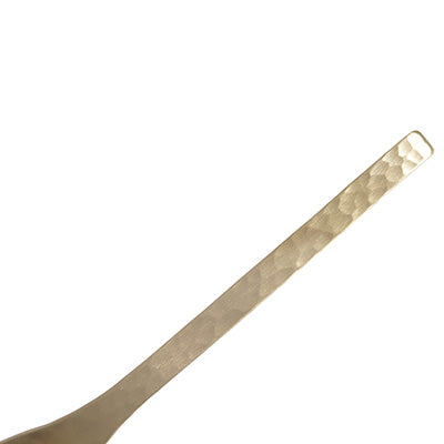 真鍮 槌目入 和匙