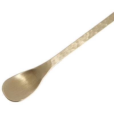 真鍮 槌目入 和匙