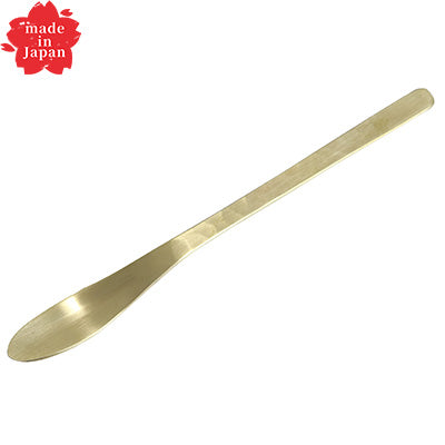 真鍮 槌目入 デミタスコーヒー スプーン 13.5cm　日本製