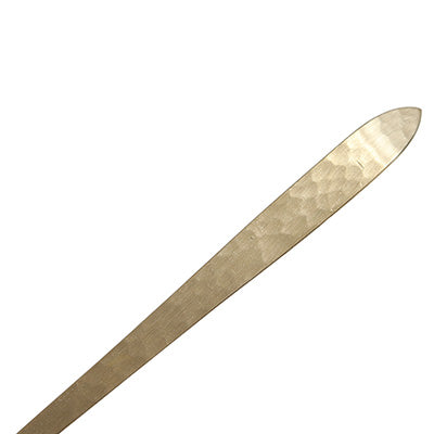 真鍮 槌目入  パフェスプーン 20cm　日本製