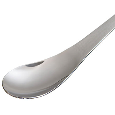 ステンレス製 レンゲスプーン 17.7cm 穴無 槌目