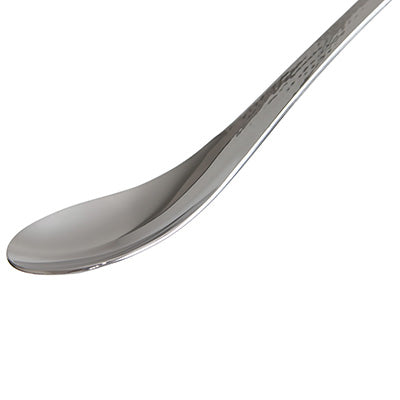 ステンレス製 レンゲスプーン 17.7cm 穴無 槌目