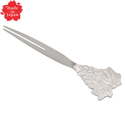 ステンレス製 和心 楊枝 葡萄 9cm　wagokoroシリーズ わごころ ようじ ブドウ ぶどう　日本製