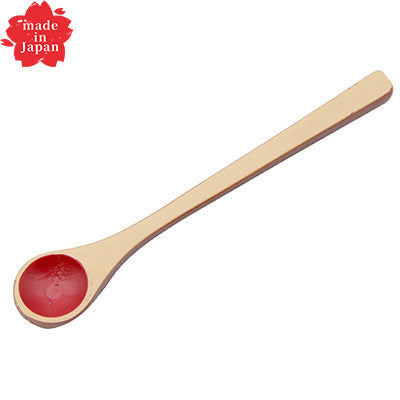 竹製 日の丸 薬味スプーン W1.5cm×D9cm　日本製