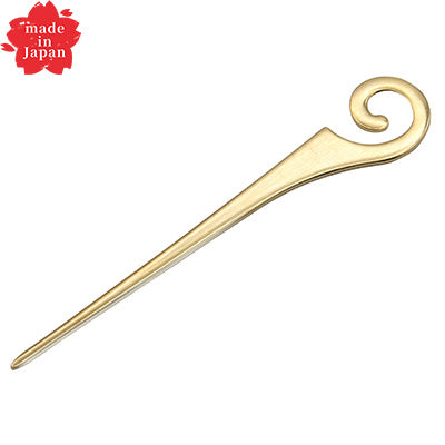 ステンレス製 スパイラルピック 9cm　ゴールド gold（プチカトラリー シリーズ）　日本製