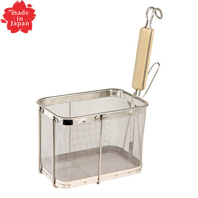 木柄角てぼ スパゲッティ 深型 タテ