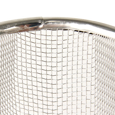 18-8ステンレス製 66ナイロン柄 パワーGてぼ＜極美＞ 丸底（8メッシュ）　日本製