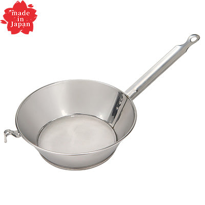 ステンレス製 弁慶(BK) 強力 油こし 2号（Φ18.2cm・32メッシュ）　日本製