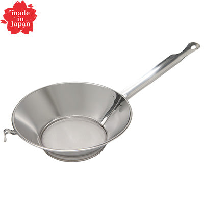 ステンレス製 弁慶(BK) 強力 油こし 3号（Φ21.5cm・32メッシュ）　日本製
