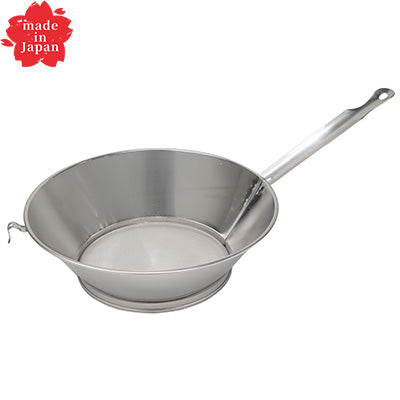 ステンレス製 弁慶(BK) 強力 油こし 5号（Φ27.5cm・32メッシュ）　日本製