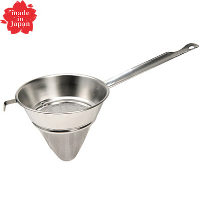 18-8ステンレス製 スープ漉し 弁慶 小 Φ15cm（普通目 30メッシュ）　日本製