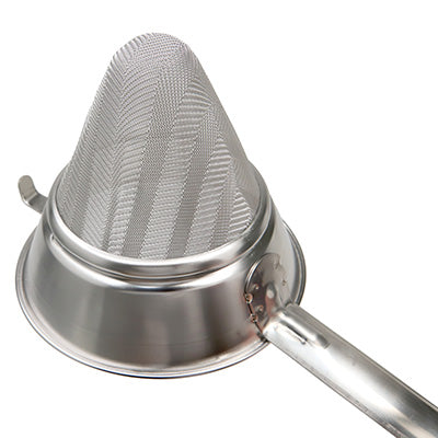 18-8ステンレス製 スープ漉し 弁慶 小 Φ15cm（普通目 30メッシュ）　日本製