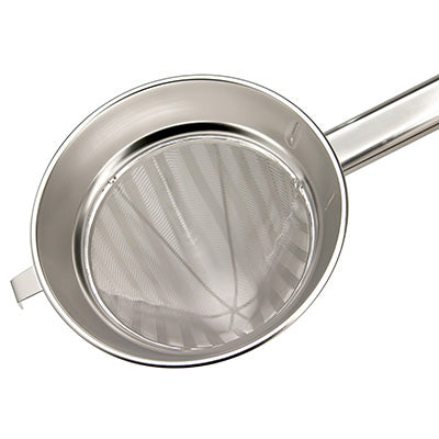 18-8ステンレス製 スープ漉し 弁慶 中 Φ20cm（普通目 30メッシュ）　日本製