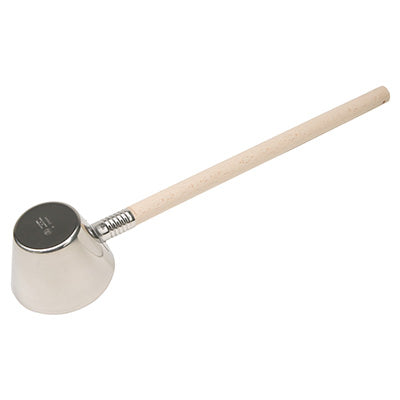 ステンレス製 木柄 調理杓子 うどん杓子 （中）270cc