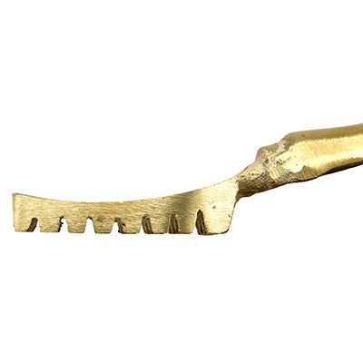 ウロコ取 真鍮一体型 共柄 18cm　日本製