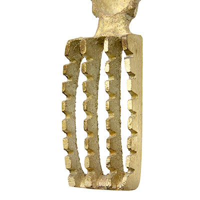 ウロコ取 真鍮一体型 共柄 18cm　日本製