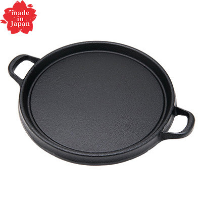 鉄製 お好み焼き鉄板（鉄鋳）Φ29cm 丸型 円形 じっくり焼いて、ふわっと仕上がる