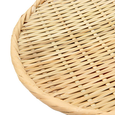 竹 盆ざる（丸）9寸27cm