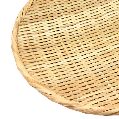 竹 盆ざる（丸）尺3 39cm
