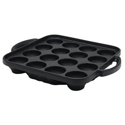 鉄鋳物 電調専科 たこ焼き器 16穴（IH・ガス火 対応）電磁調理器 五徳 コンロでも安定する特殊構造　日本製