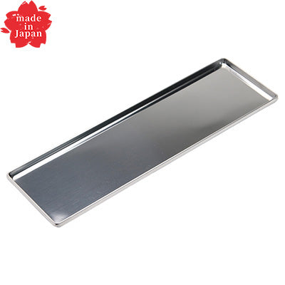 ステンレス製 カスタートレー 小 35.5cm×10.5cm（18-0お好み長皿）　日本製