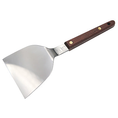 ステンレス製 木柄 起し金 （幅 9cm）起金 テコ コテ ヘラ　日本製