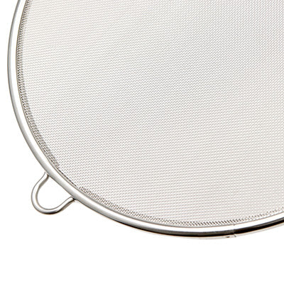 ステンレス製 キッチンネット（24メッシュ）　うらごし 水切り 油はね防止 丈夫 スリー スノー　日本製