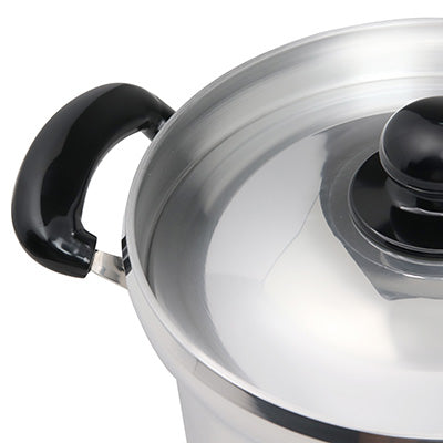 ホクア アルミ製 DX文化鍋 20cm（4合）ガスコンロで炊く ふっくら美味しいご飯【ガス専用】