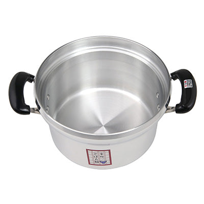 ホクア アルミ製 DX文化鍋 22cm（5.8合）ガスコンロで炊く ふっくら美味しいご飯【ガス専用】