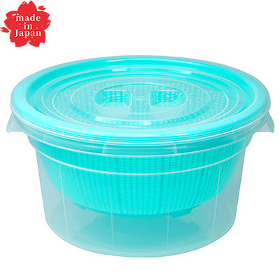 ザルコン（丸）16L　（水切ボール ざる）野菜 重ね置き ザル コンテナ　日本製
