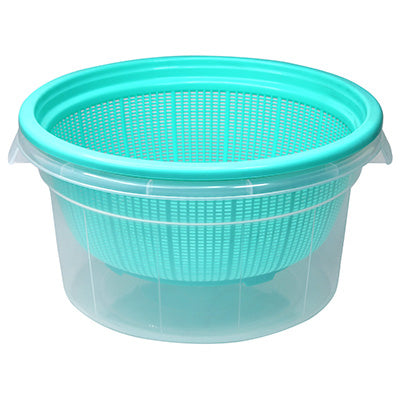 ザルコン（丸）16L　（水切ボール ざる）野菜 重ね置き ザル コンテナ　日本製