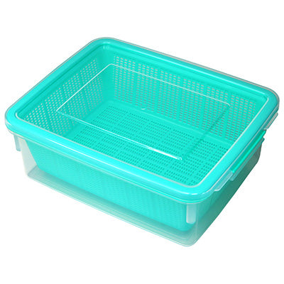 ザルコン（角）5.5L（水切ボール ざる）野菜 重ね置き ザル コンテナ　日本製