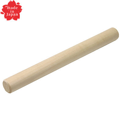 木製 麺棒 30cm（めん棒）朴 麺 生地 伸ばす　日本製
