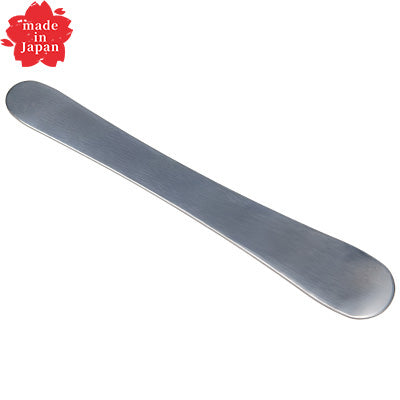 ステンレス製 あんべら（中細 全長 22.1cm）　大 餡 包む 和菓子 餃子　日本製