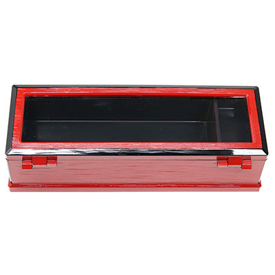 樹脂製 元禄箸箱 楊枝入付 朱渕黒 （21cmまでの箸）箸入 箸ケース 箸箱 楊枝入 卓上