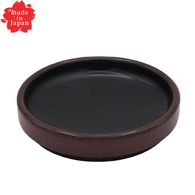 薬味皿  ブラウン  空草土 メラミン食器 (Φ9.1cm 60ml)（くうそうど シリーズ ）　日本製
